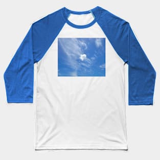 Blue Skies Ahead Baseball T-Shirt